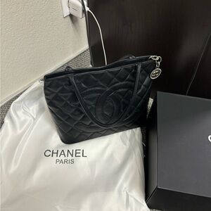 Chanel Cavier Black Medallion handbag